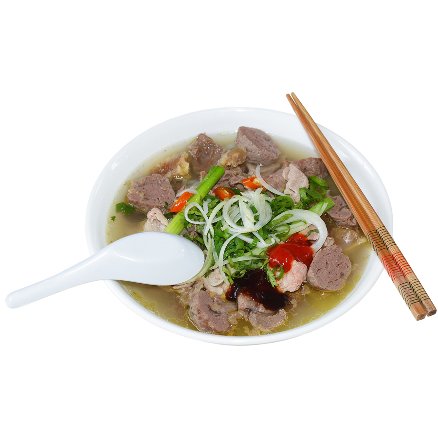 Responsive web design pho restaurant 00082 beef rice noodle